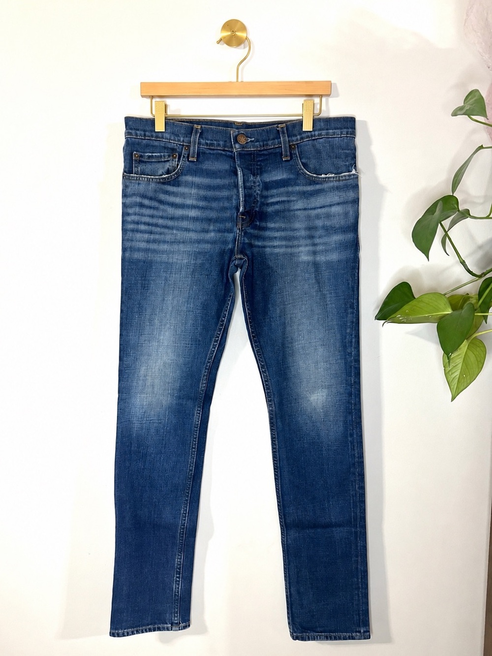 Hollister Super Skinny Medium Wash Jeans Men’s 34x32